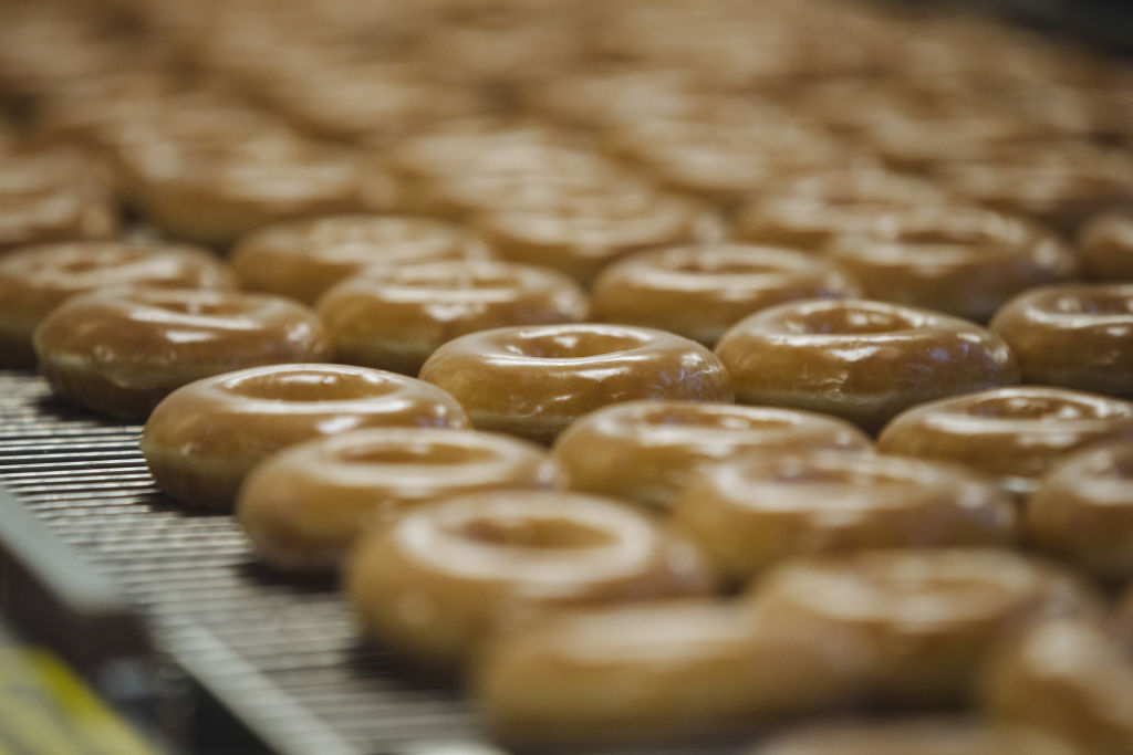 Krispy Kreme Doughnuts Times Square Flagship Location Ahead Of Opening