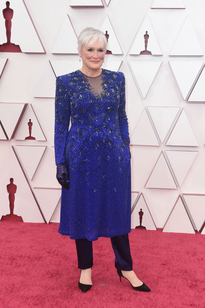 Glenn Close in Armani Prive