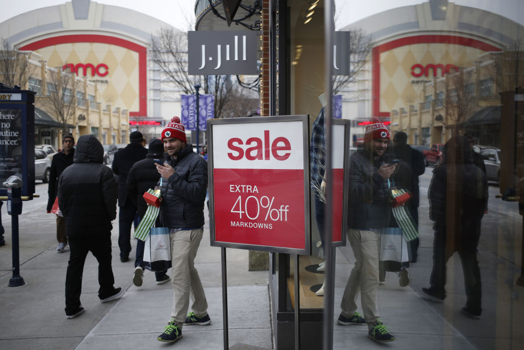 Shoppers Look For Post Christmas Sales At Easton Towncenter Mall