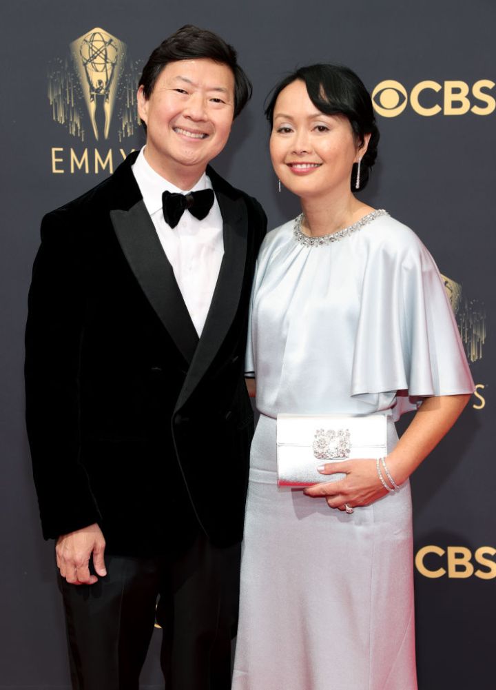 All the Lewks & Hot Mess from the 2021 Emmy Red Carpet: Ken Jeong and Tran Jeong