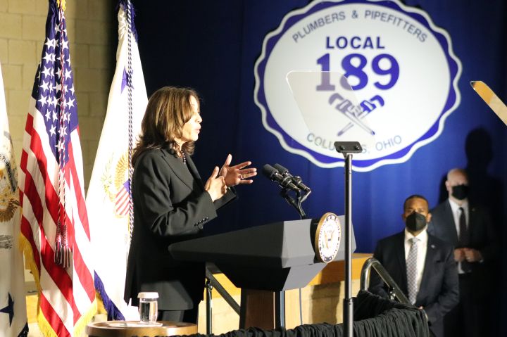 Vice President Kamala Harris Visits Columbus Ohio