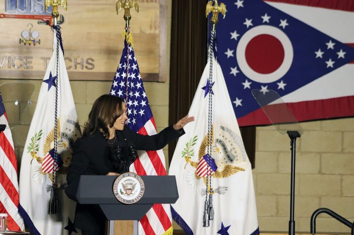 Vice President Kamala Harris Visits Columbus Ohio