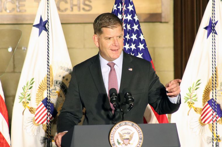 Labor Secretary Marty Walsh