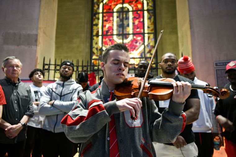 Ohio State student William Adam Whitman plays Carmen