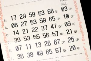 Close Up - Lottery Ticket