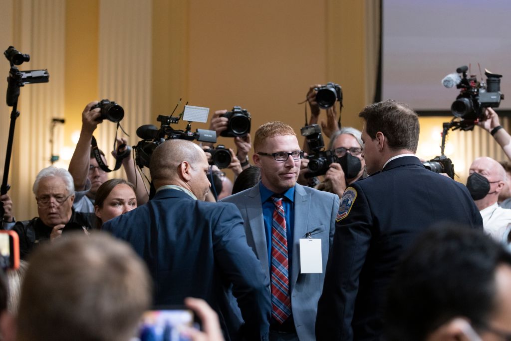 WASHINGTON - JULY 12: Stephen Ayres, who participated in the ri