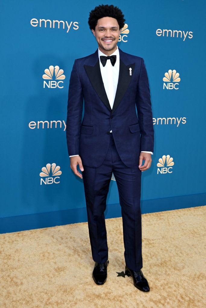 Trevor Noah arriving at the Emmys