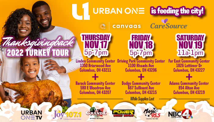 Urban One Columbus Thanksgiving Back 2022