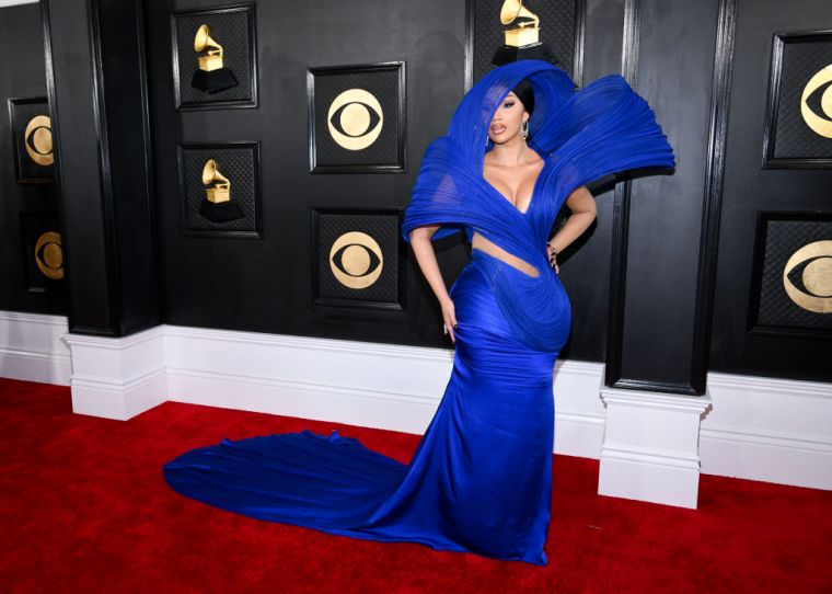 Cardi B at the 65th GRAMMY AWARDS