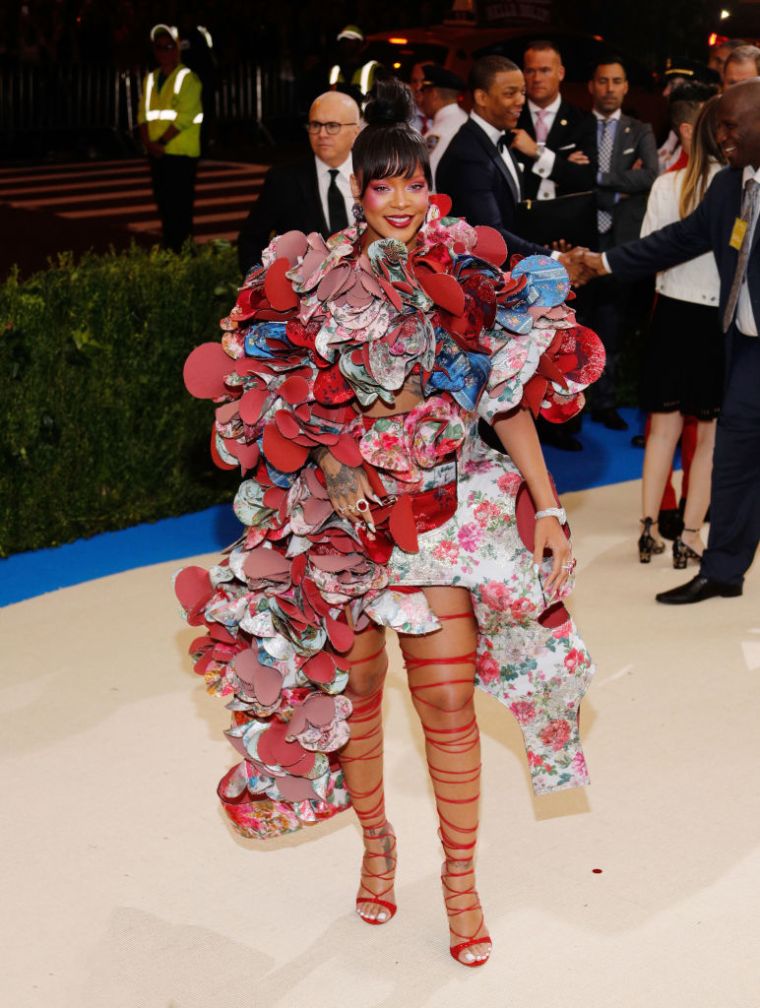 Rihanna at The Met Gala 2017