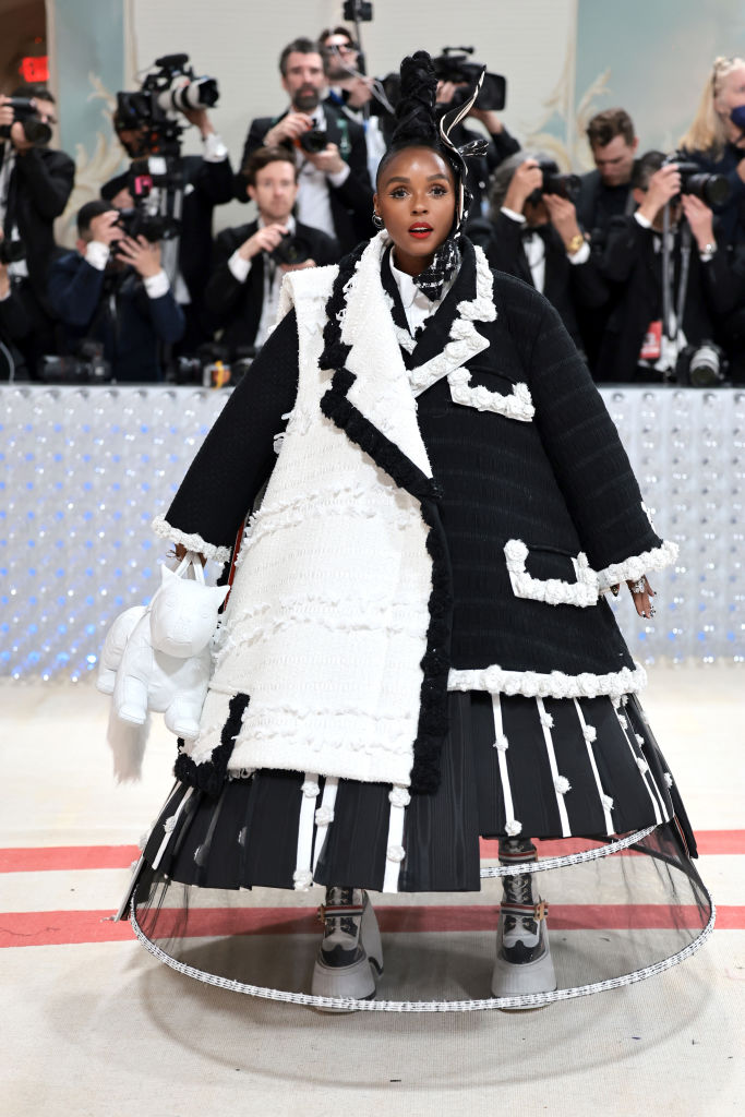 Janelle Monáe at The 2023 Met Gala Celebrating "Karl Lagerfeld: A Line Of Beauty"