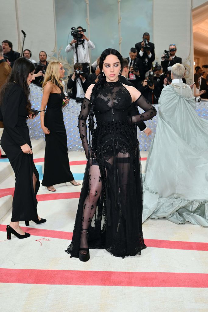 Billie Eilish at The 2023 Met Gala Celebrating "Karl Lagerfeld: A Line Of Beauty"
