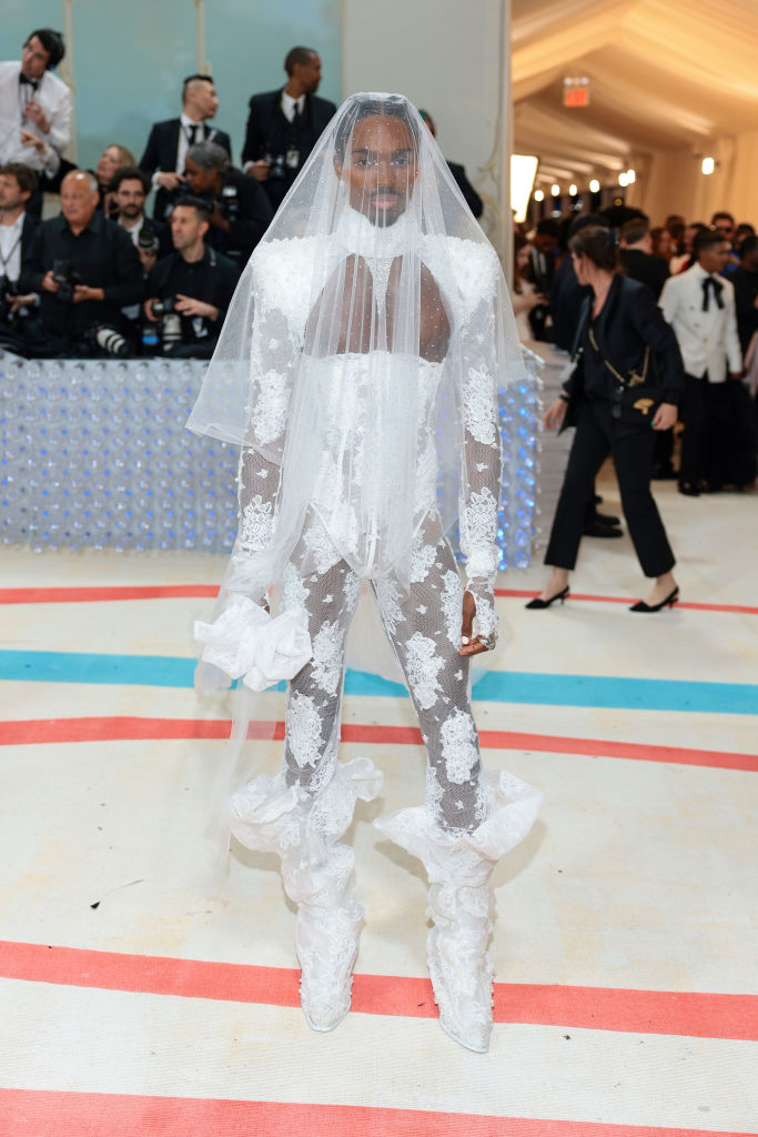 Alton Mason at The 2023 Met Gala Celebrating "Karl Lagerfeld: A Line Of Beauty"