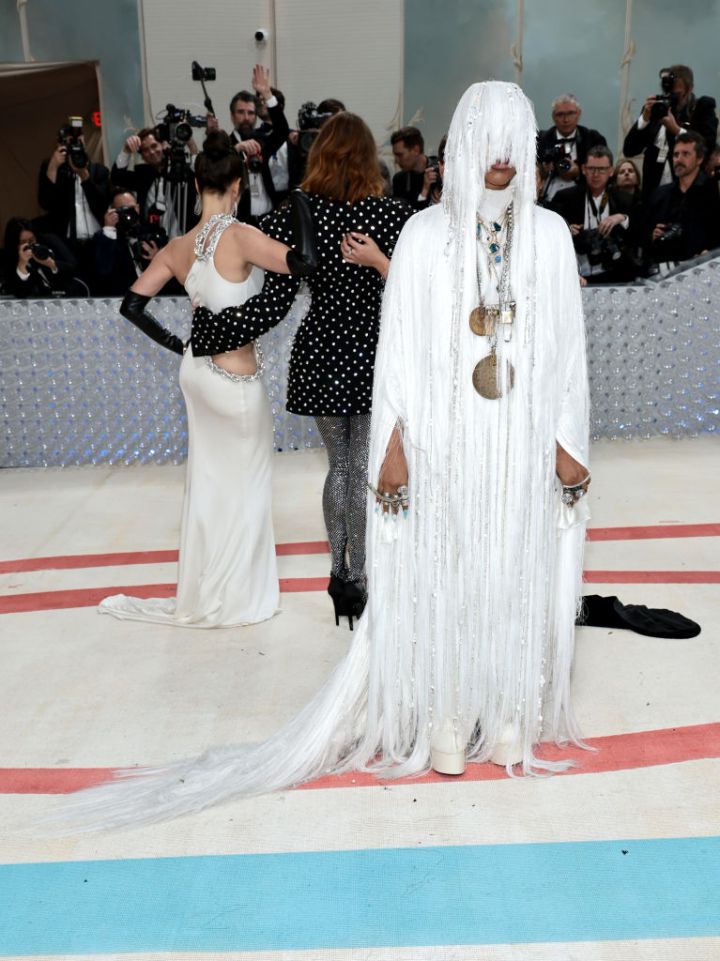 Erykah Badu at The 2023 Met Gala Celebrating "Karl Lagerfeld: A Line Of Beauty"