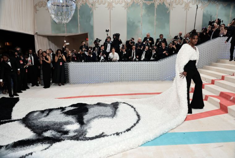 Jeremy Pope at The 2023 Met Gala Celebrating "Karl Lagerfeld: A Line Of Beauty"