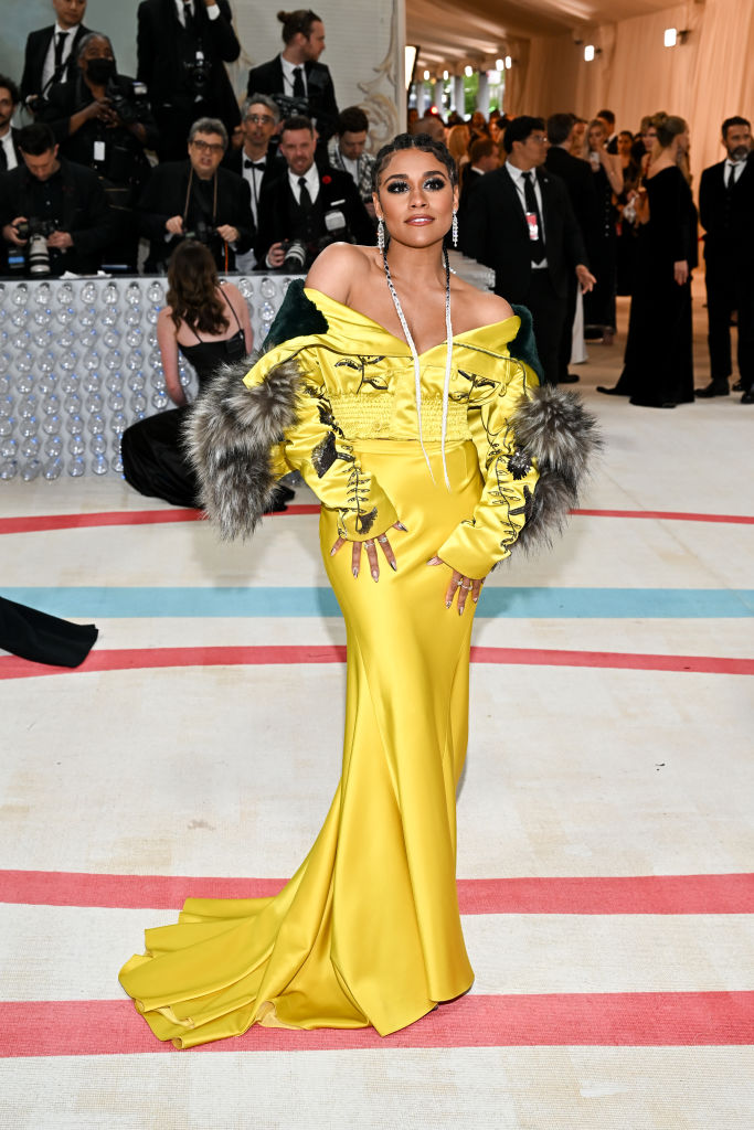 Ariana DeBose at The 2023 Met Gala Celebrating "Karl Lagerfeld: A Line Of Beauty"