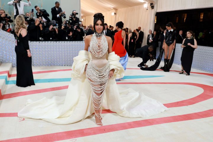 Kim Kardashian at The 2023 Met Gala: Karl Lagerfeld: A Line of Beauty