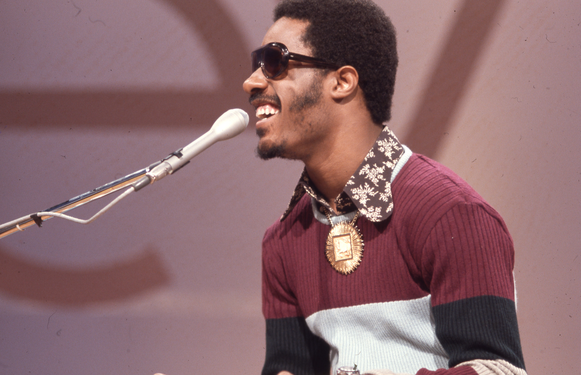 Stevie Wonder performs on Soul Train
