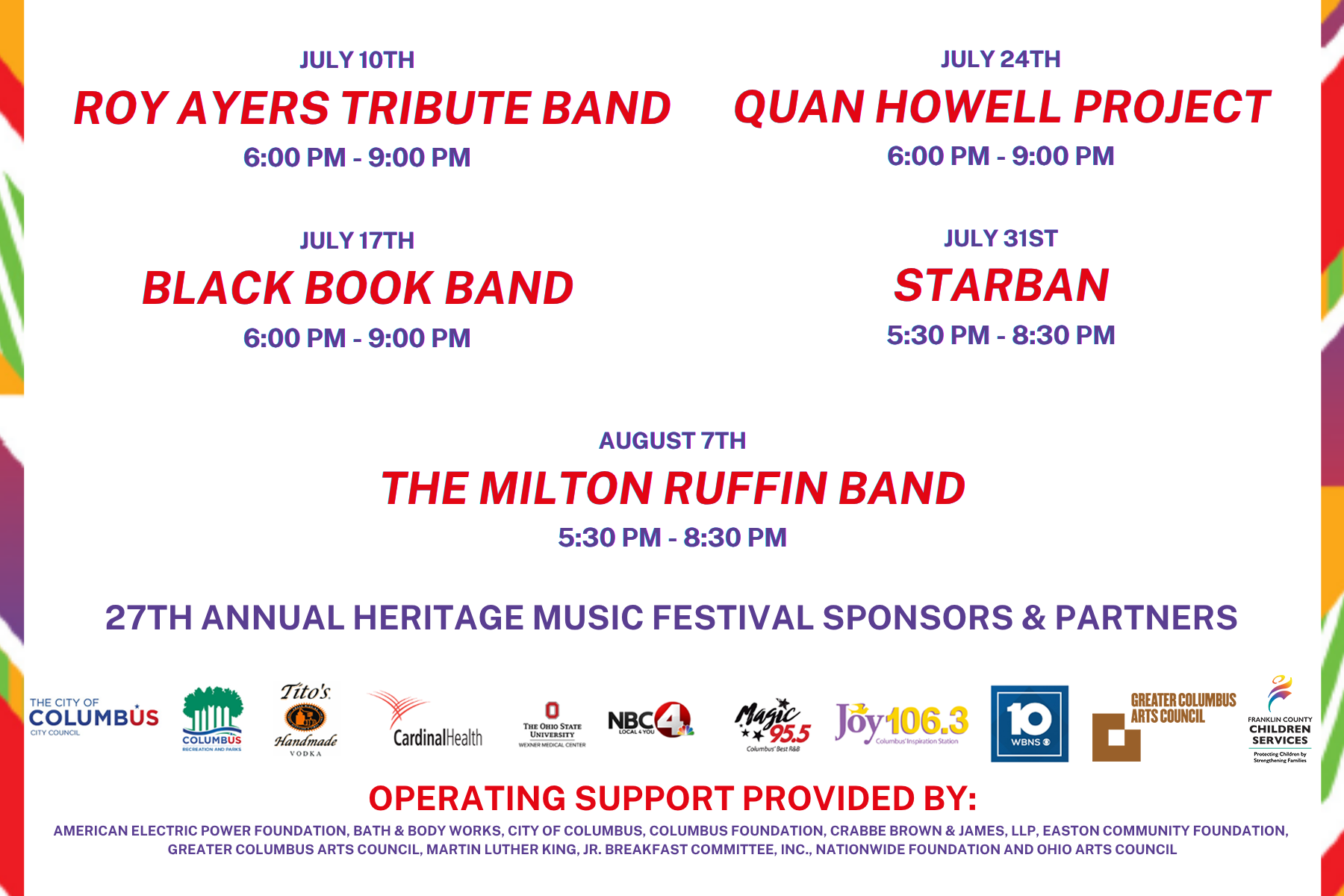 Heritage Music Festival 2025