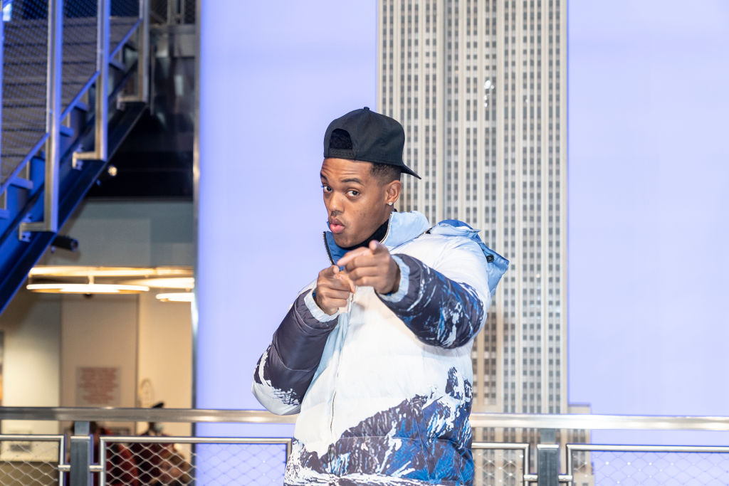Jabari Banks, star of Peacocks new series Bel-Air visits...