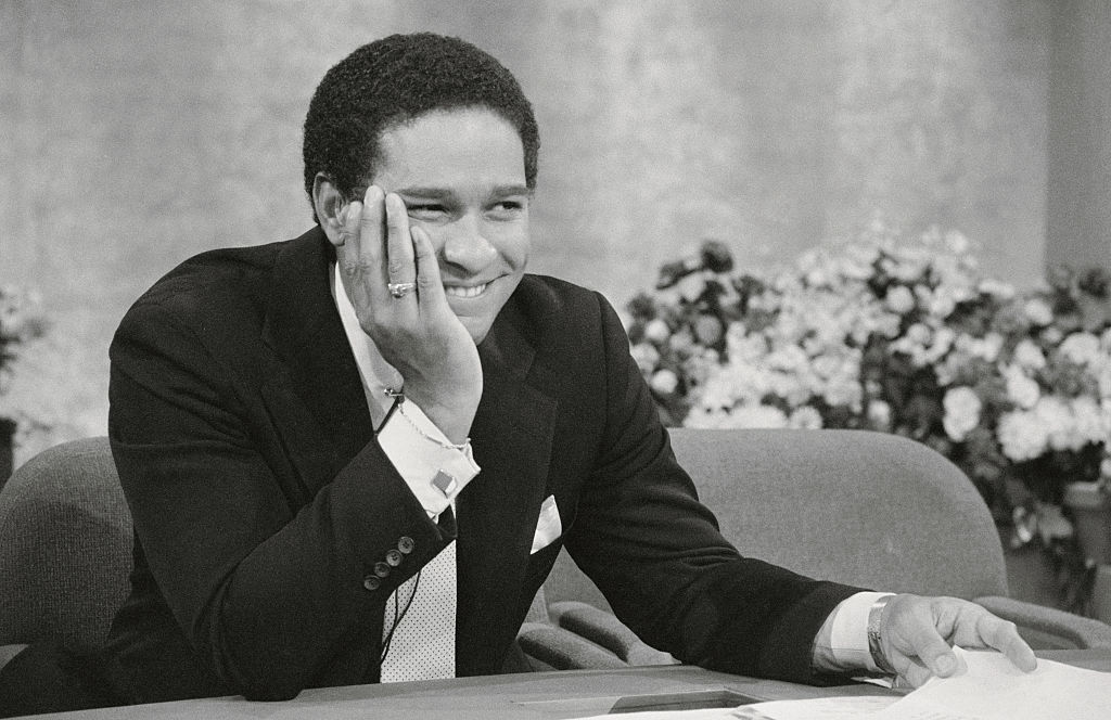 Host Bryant Gumbel on Today Show Set