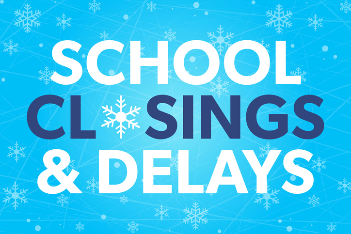 School closings and delays. Updates about school schedules during winter storms.