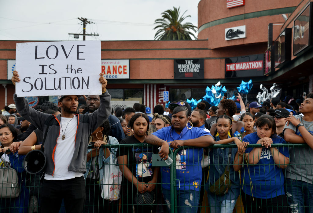 Nipsey Hussle's Celebration Of Life And Funeral Procession In Los Angeles