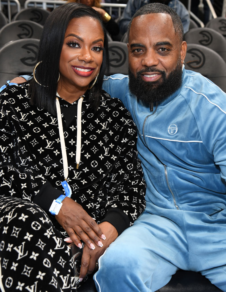 Celebrities Attend Oklahoma City Thunder v Atlanta Hawks