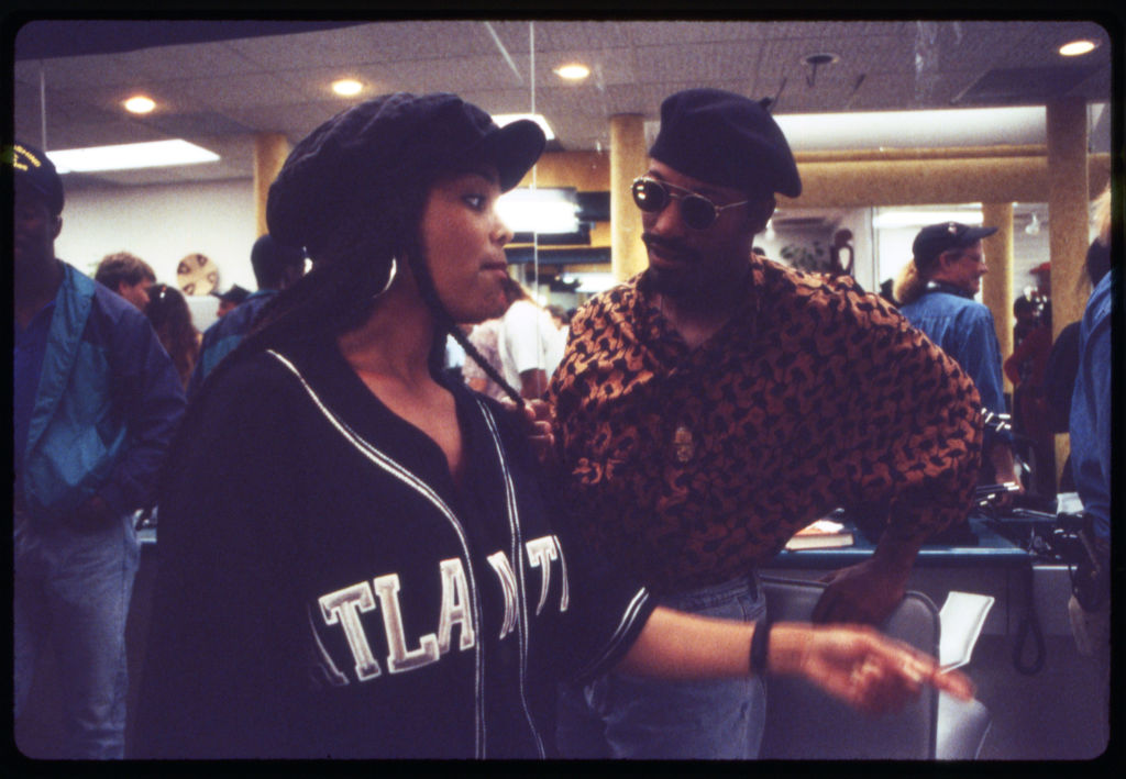 Jackson & Singleton During 'Poetic Justice' Filming