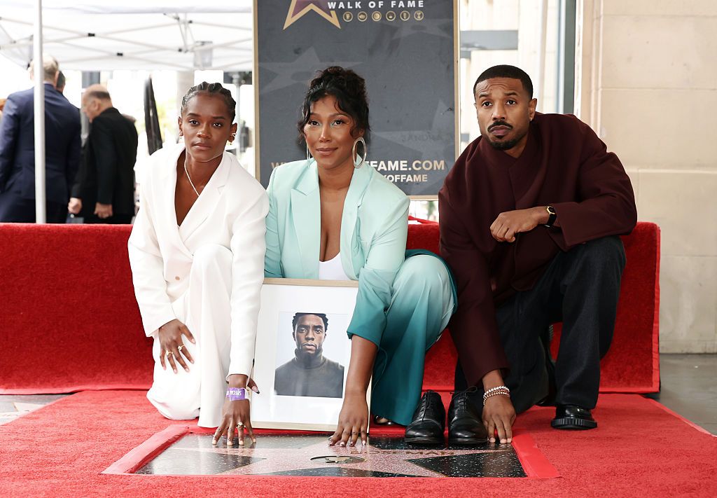 Actor Chadwick Boseman Honored With A Posthumous Star On The Hollywood Walk Of Fame